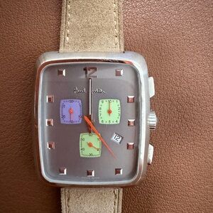 Paul Smith Tan and Silver Smartwatch